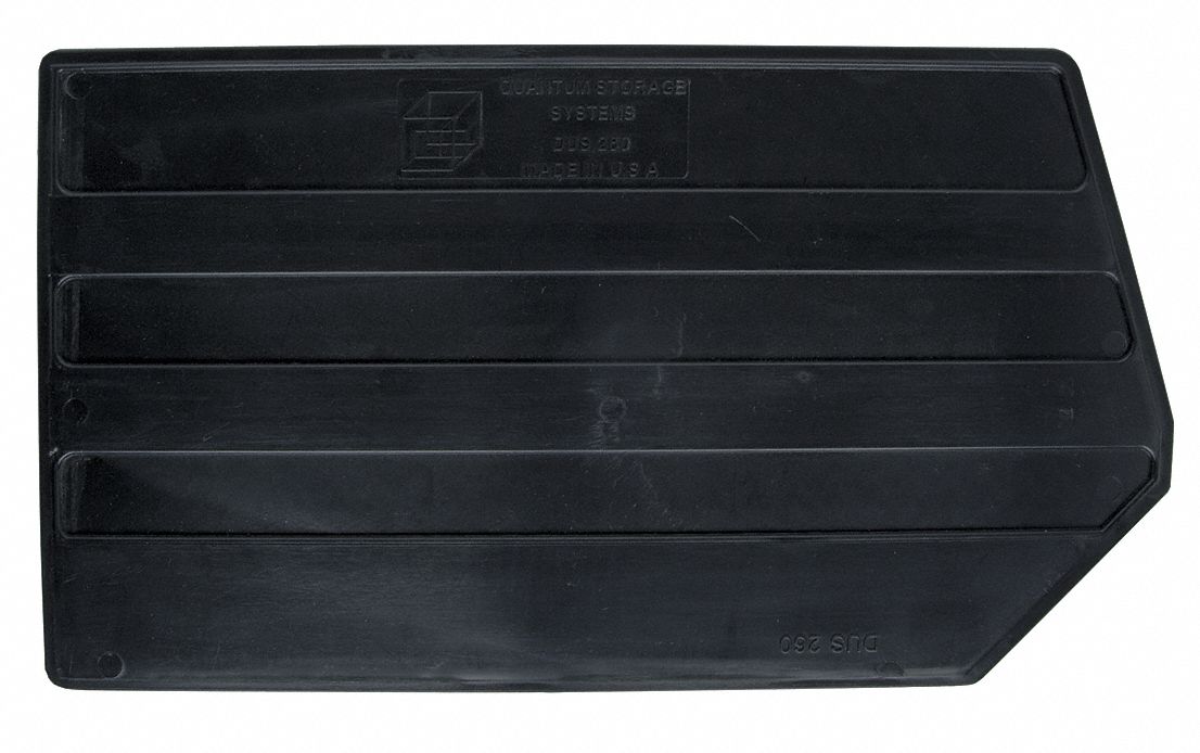 Divider 9 1/2 in Black 6 PK6