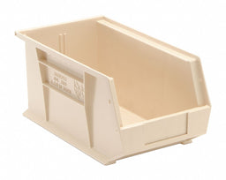 F0605 Hang and Stack Bin Ivory PP 7 in