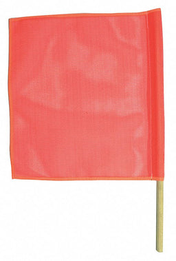 Handheld Warning Flag Hi-Vis Orange