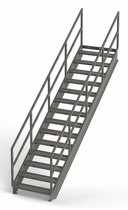Stair Unit Carbon Steel 15 Steps