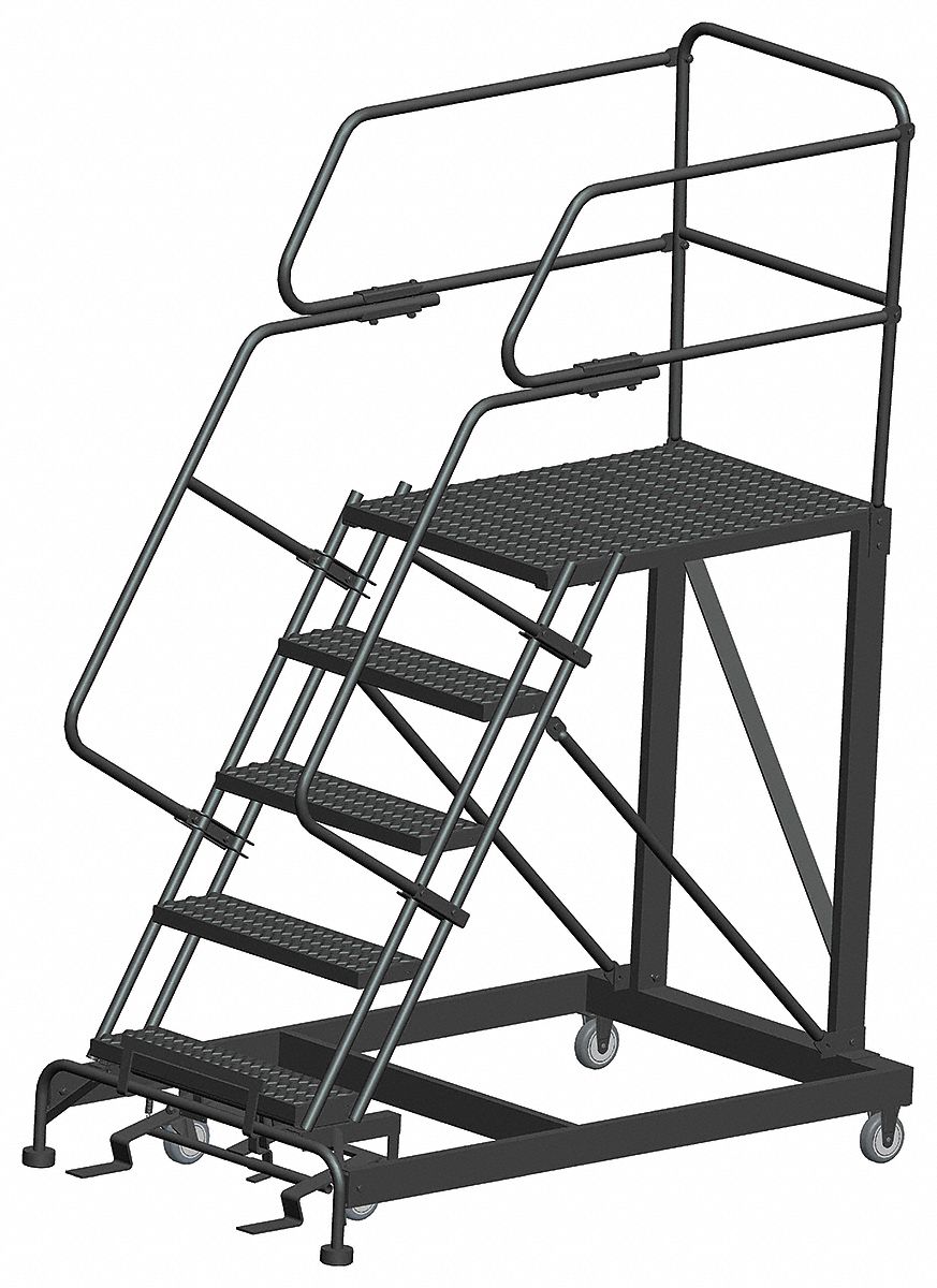 Roll Work Platform Steel Single 50 In.H