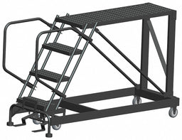 Roll Work Platform Steel Single 40 In.H
