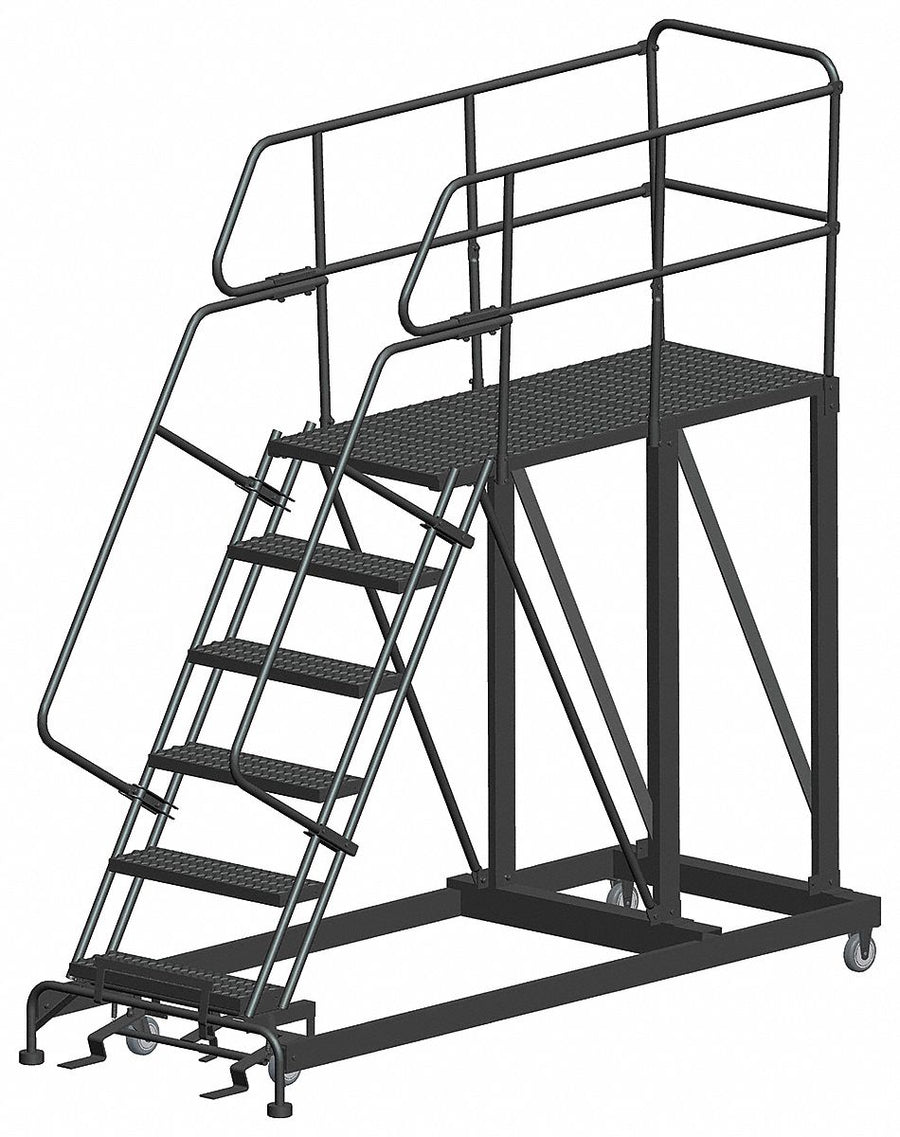 Roll Work Platform Steel Single 60 In.H