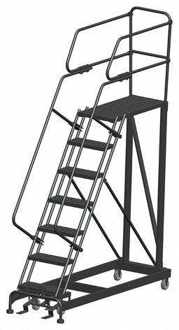 Roll Work Platform Steel Single 70 In.H