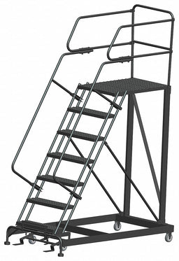 Roll Work Platform Steel Single 70 In.H