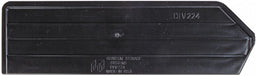 Divider 4 1/8 in Black 6 PK6