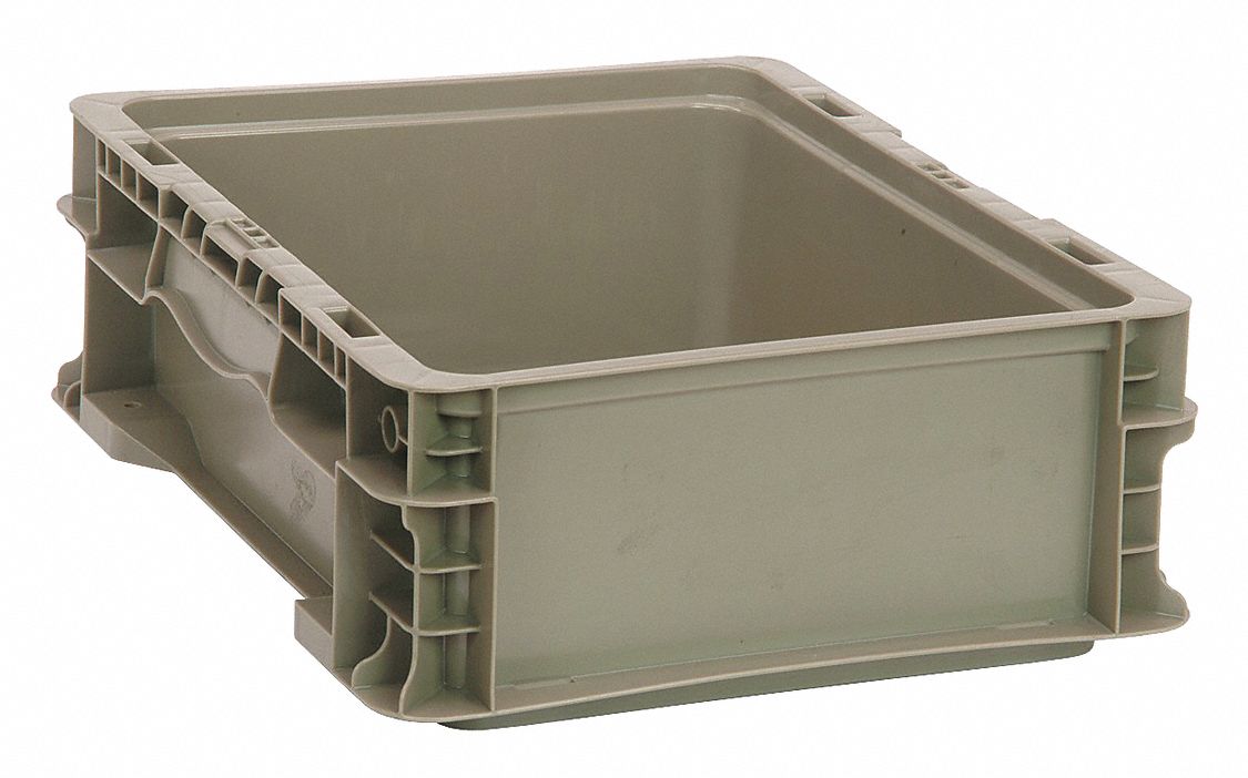 Straight Wall Ctr Gray Solid HDPP