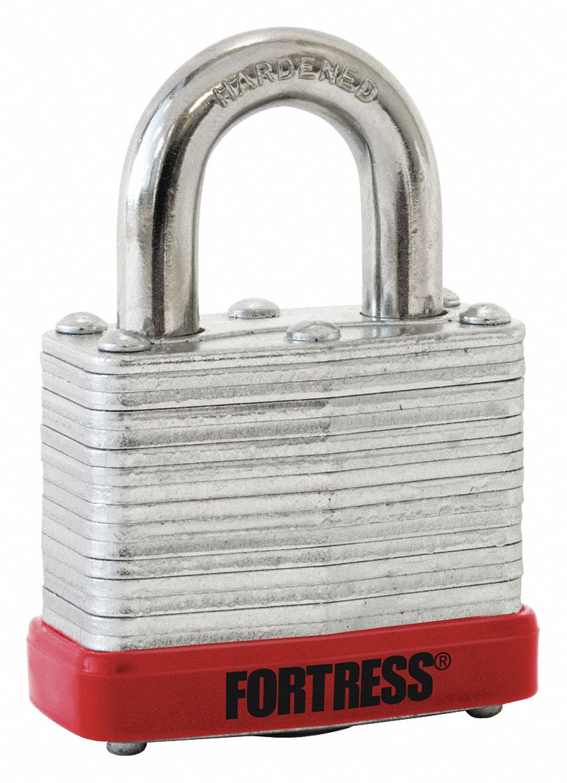 Lockout Padlock KD Red 1-1/4 H