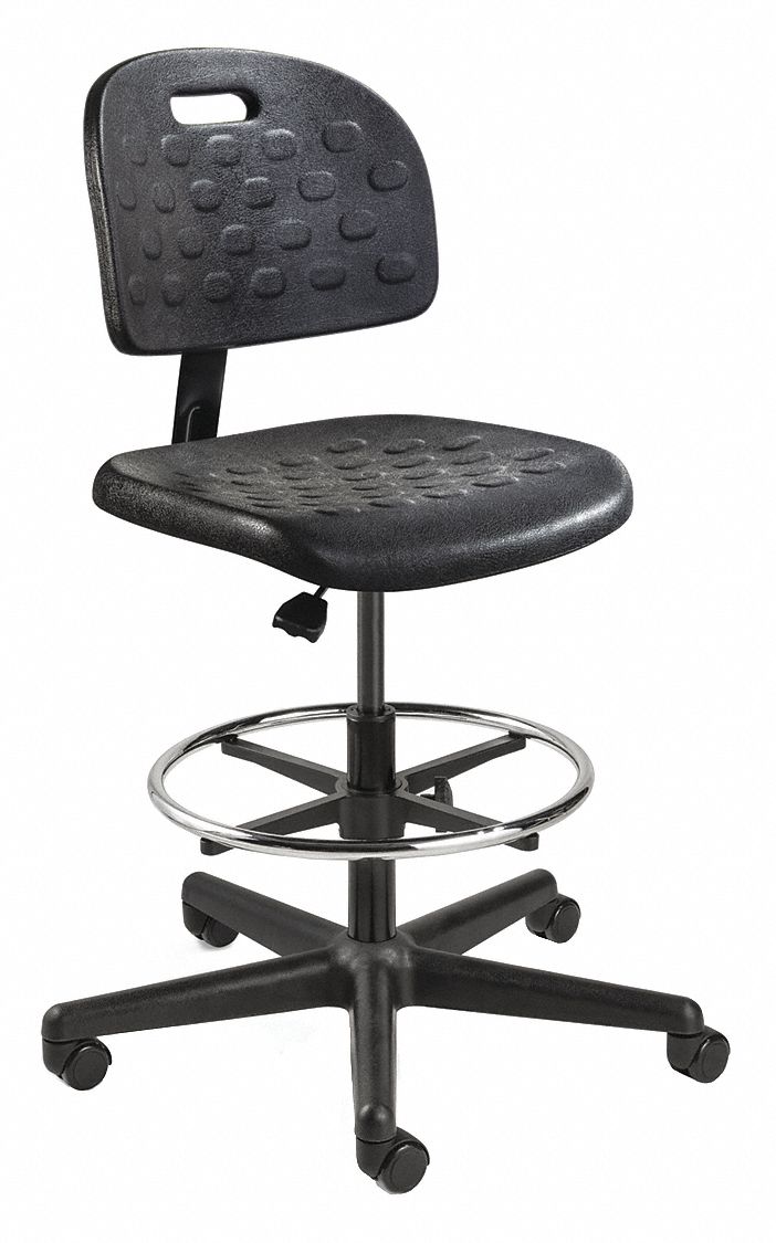 Drafting Chair 42.75 in H Black