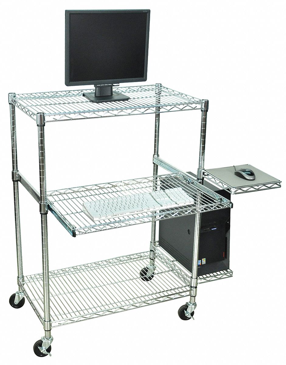 Computer Workstation 42 in H White