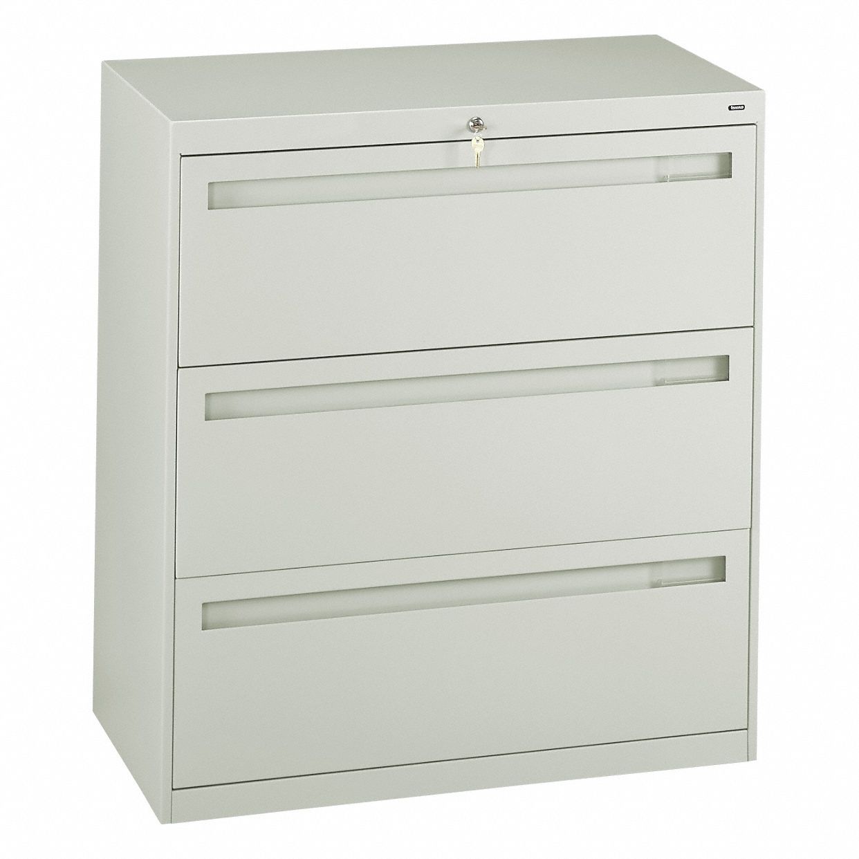Lateral File Cabinet Light Gray