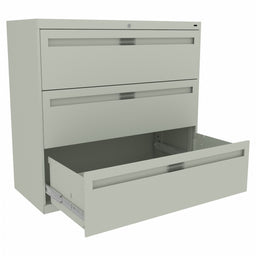 Lateral File Cabinet Light Gray