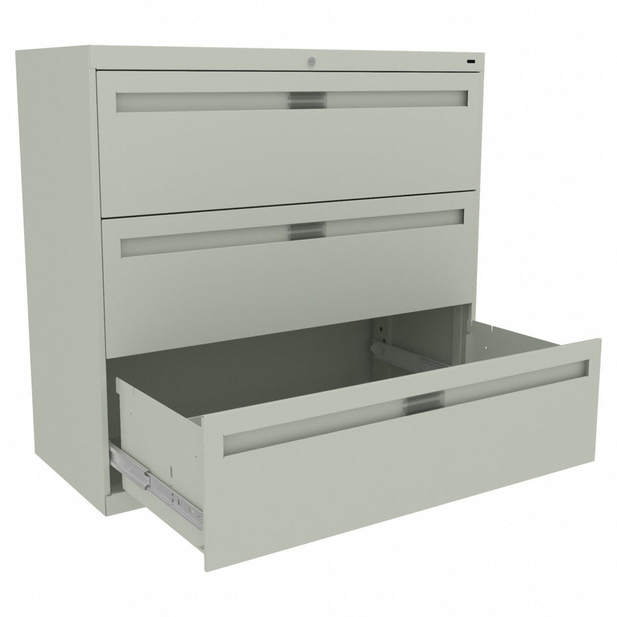 Lateral File Cabinet Light Gray