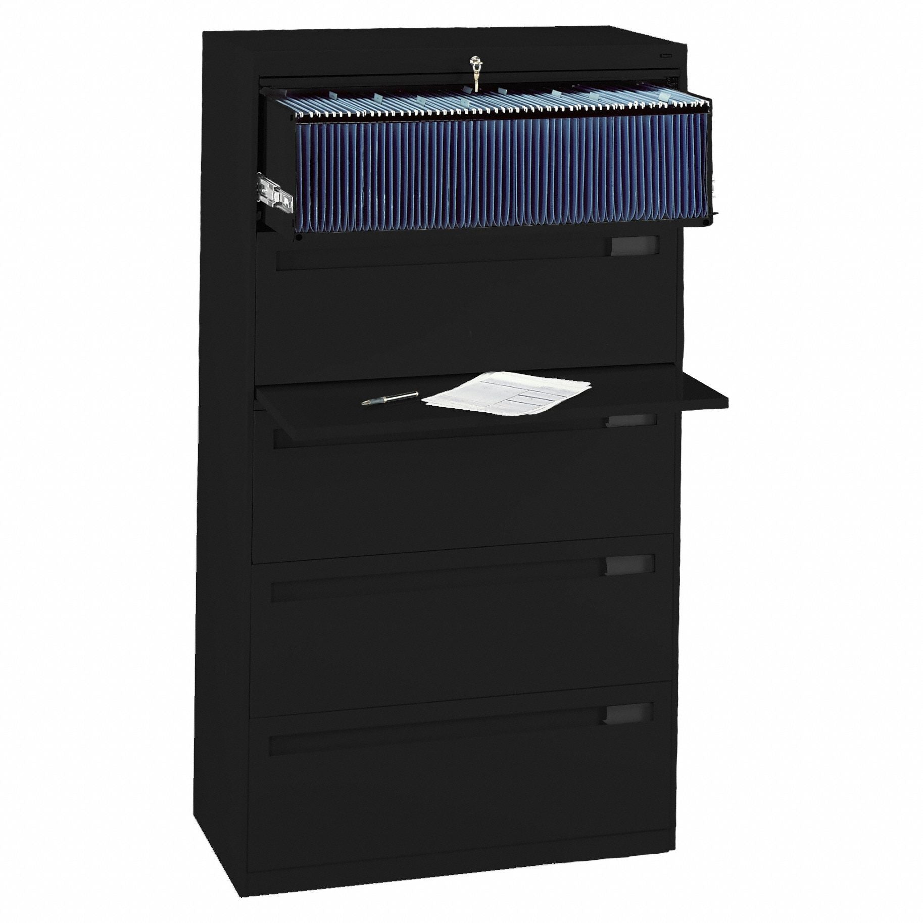 Lateral File Cabinet Black