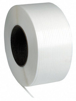 Plastic Strapping 19 lb White 9000 ft.