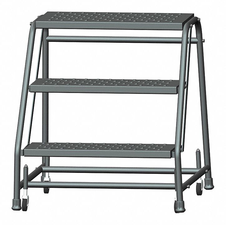 Rolling Ladder Steel 28-1/2 In.H
