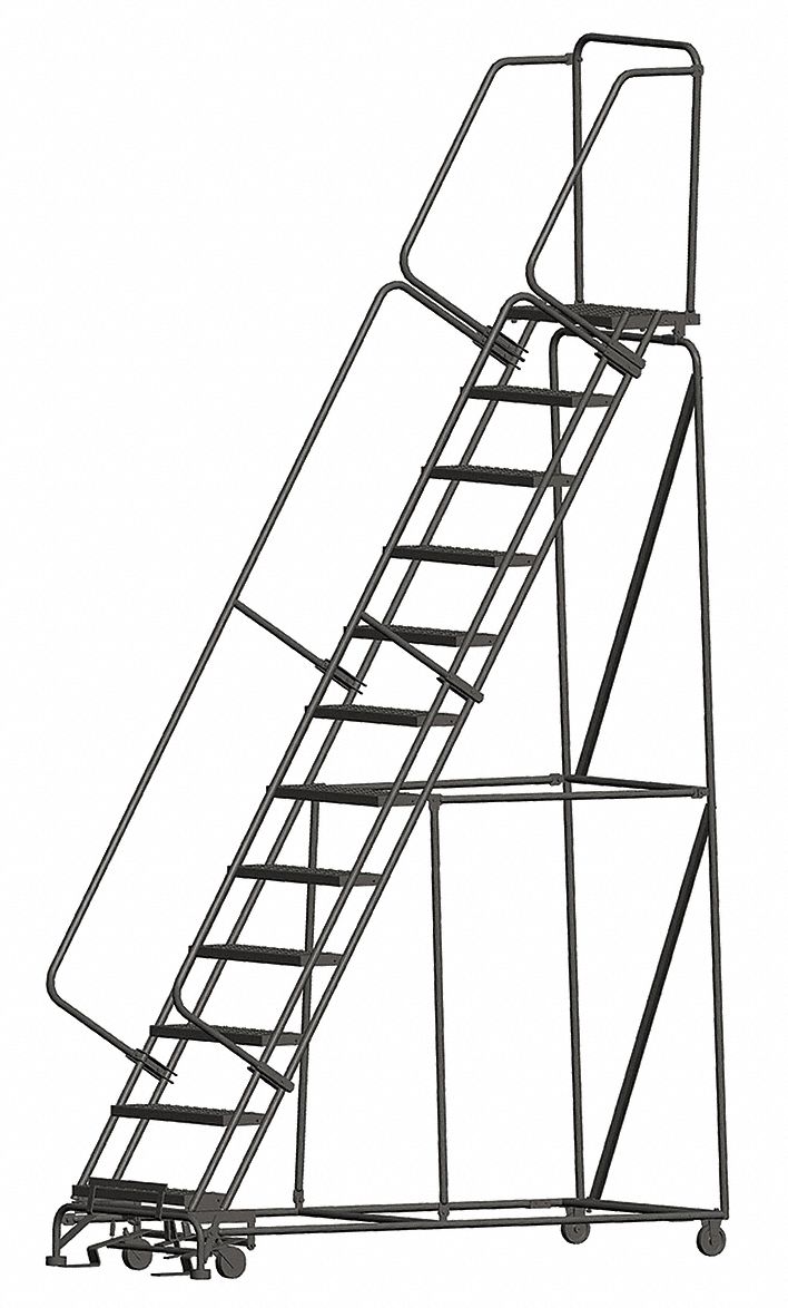 Lockstep Rolling Ladder Steel 120 In.H