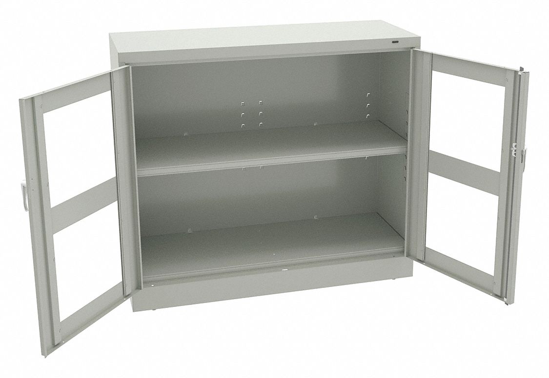 E4501 Shelving Cabinet 42 H 48 W Light Gray