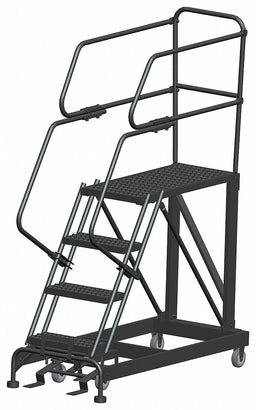 Roll Work Platform Steel Single 40 In.H