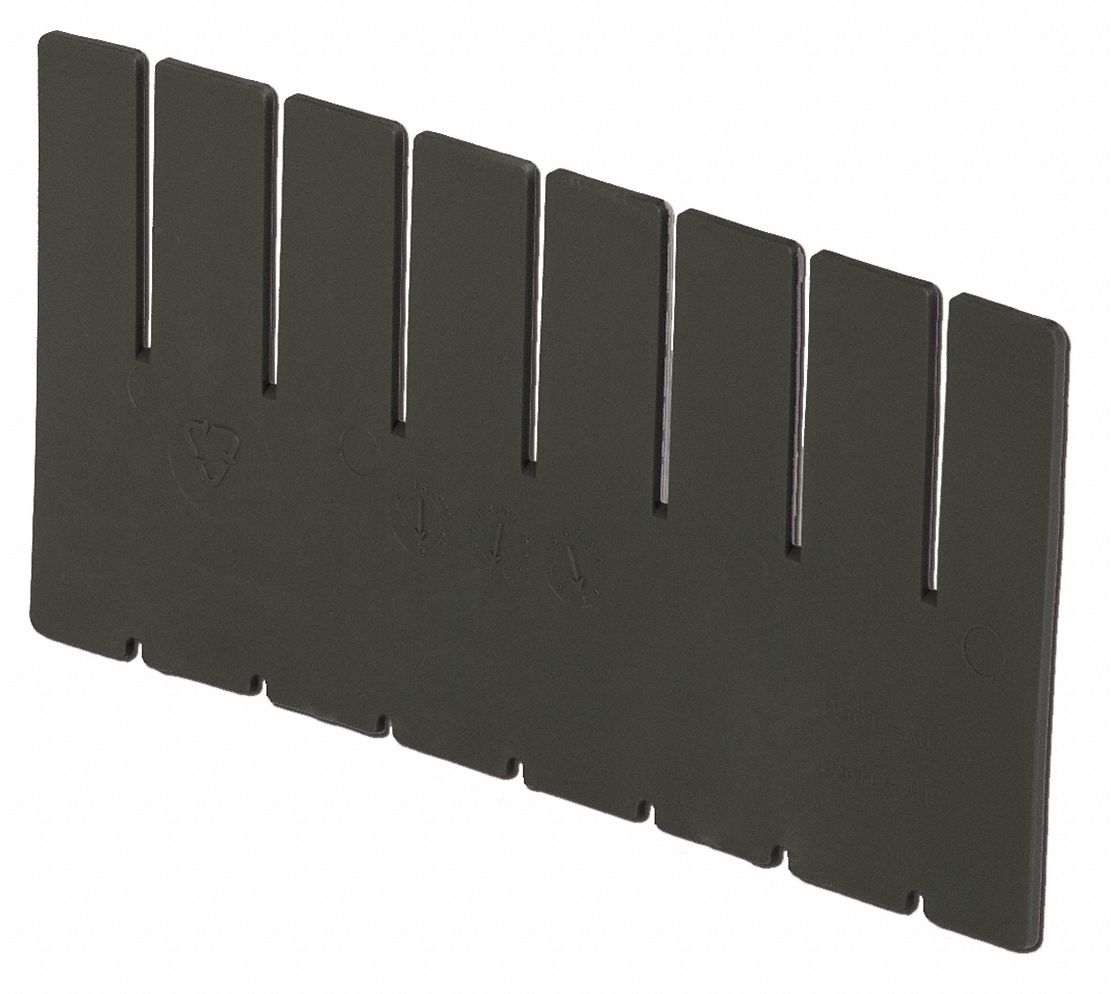 Divider Black Polyethylene 6.4 in