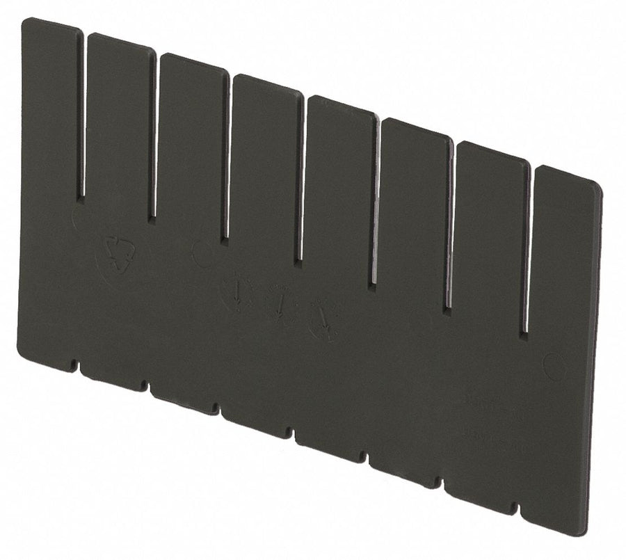 Divider Black Polyethylene 6.4 in