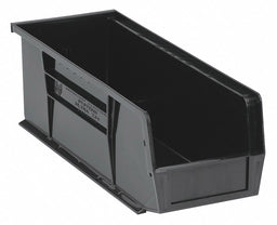 F0602 Hang and Stack Bin Black PP 5 in