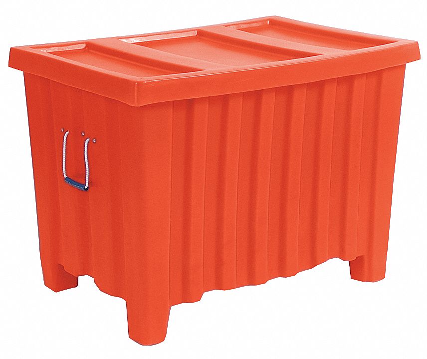 Ribbed Wall Container Orange