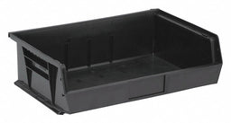 F0606 Hang and Stack Bin Black PP 5 in