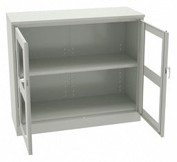 Storage Cabinet 42 x48 x18 LtGry 2Shlv