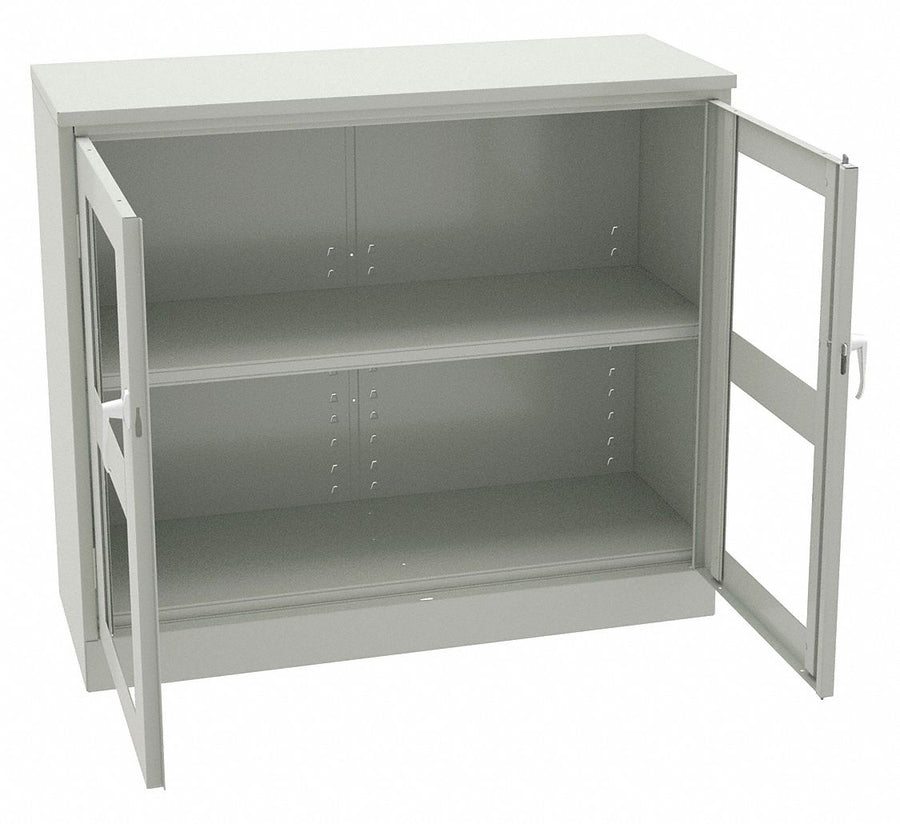 Storage Cabinet 42 x48 x18 LtGry 2Shlv