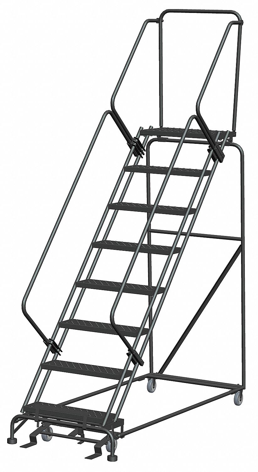 Stock Picking Roll Ladder Steel 80 In.H