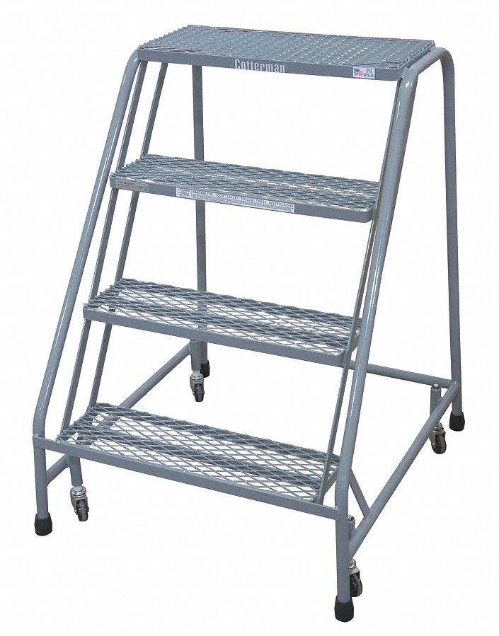 Rolling Ladder Welded Platform 40In H