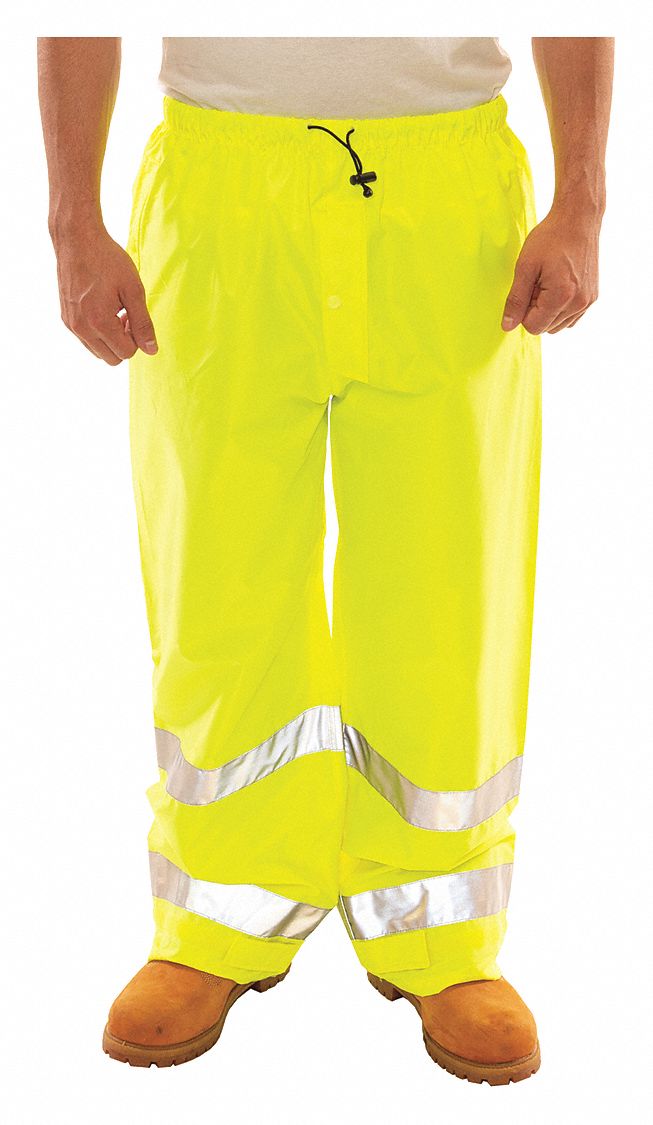 Rain Pants Class E Yellow/Green L