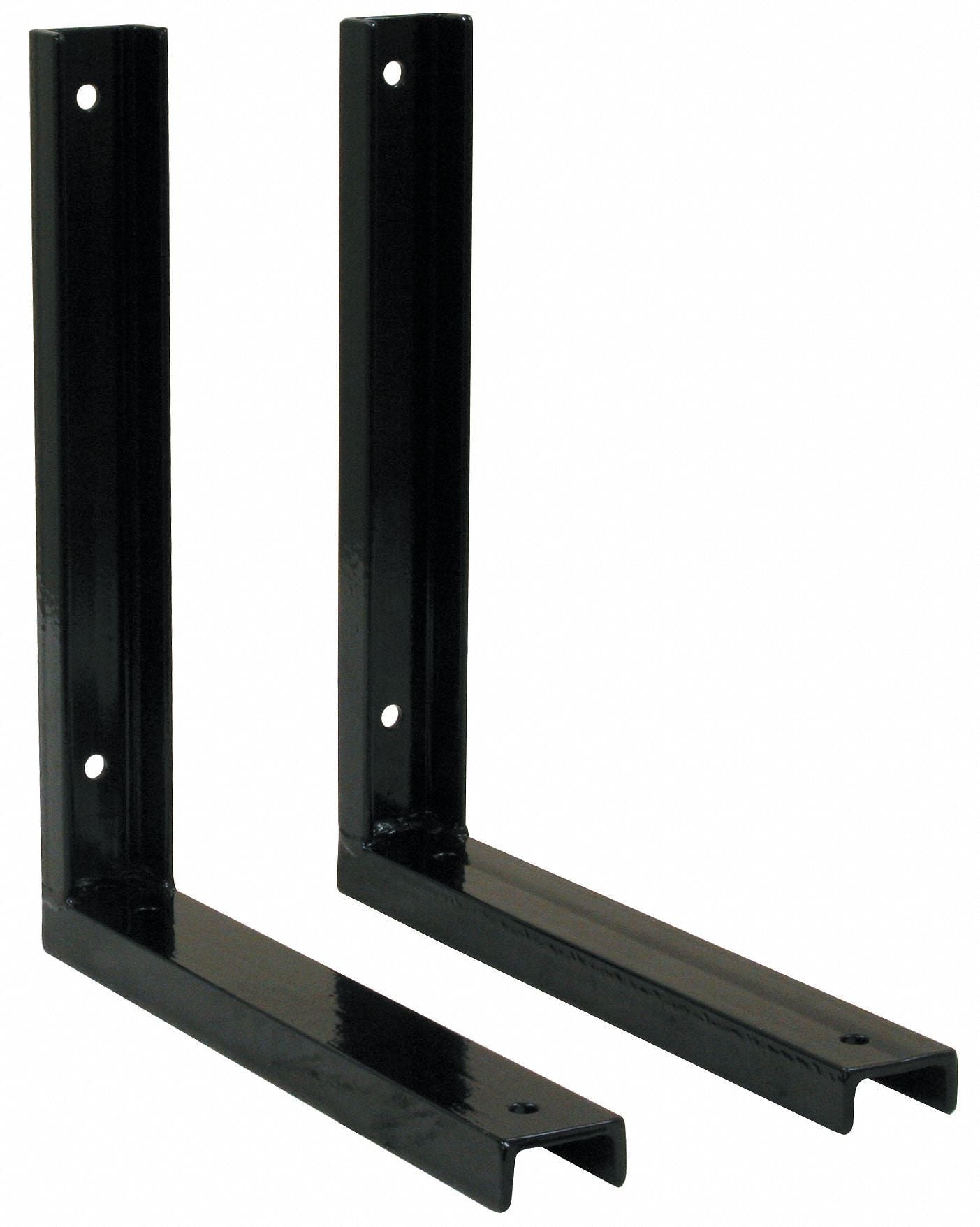 Mounting Bracket 15 in L Steel Black
