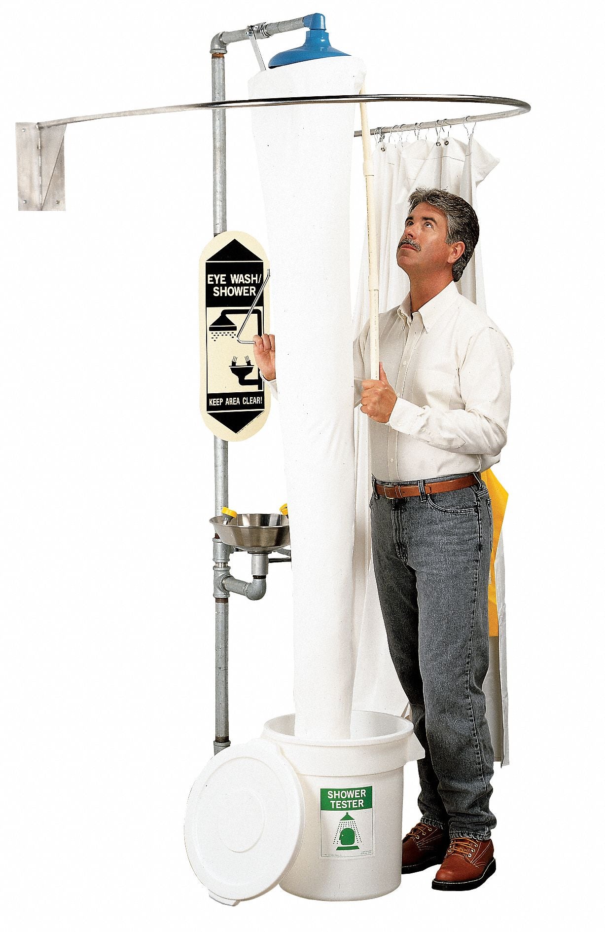 Replacement Shower Tester Funnel White