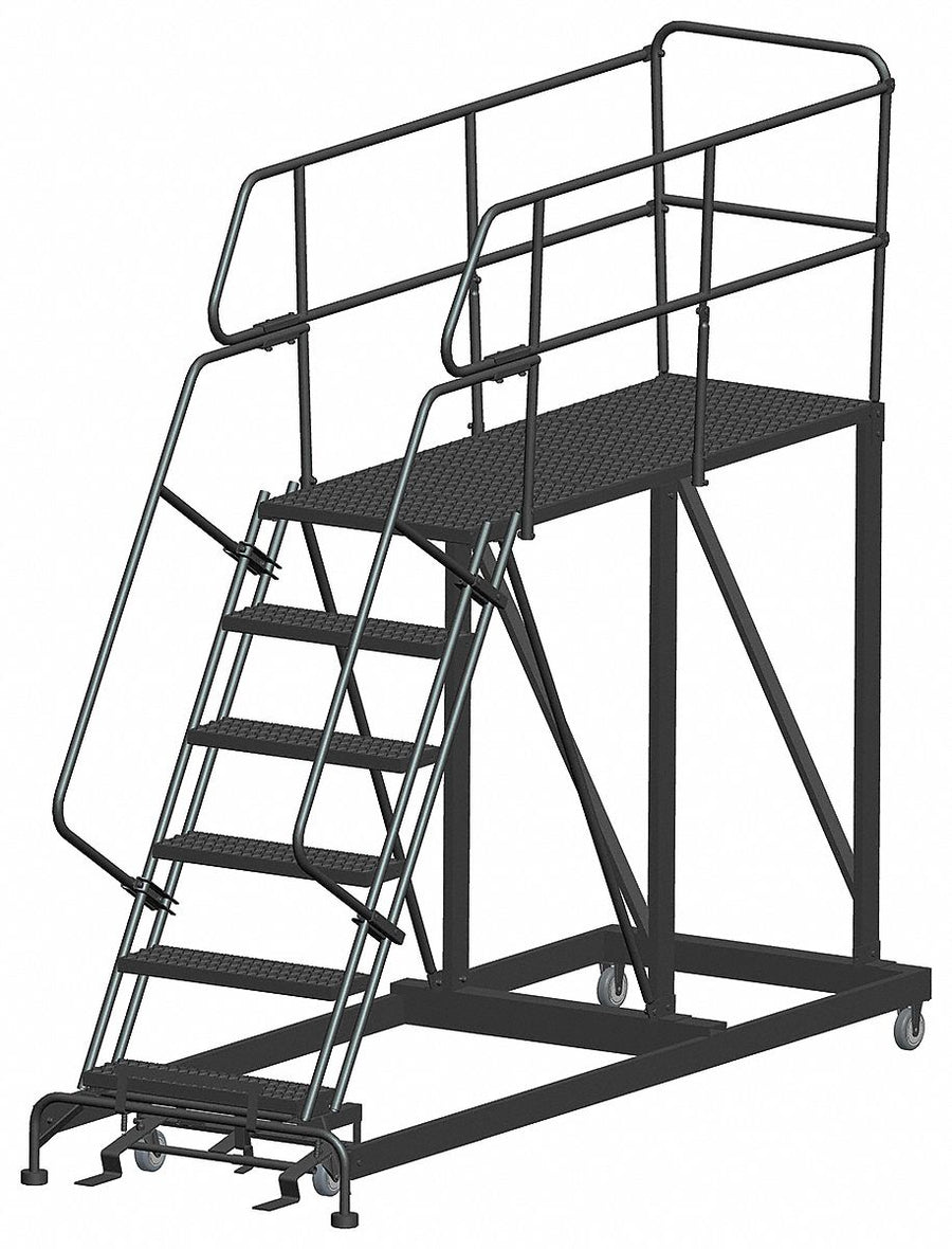 Roll Work Platform Steel Single 60 In.H