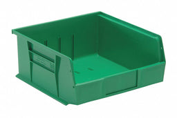 F0603 Hang and Stack Bin Green PP 5 in