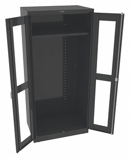 E4482 Storage Cabinet 78 x36 x24 Black 1Shlv