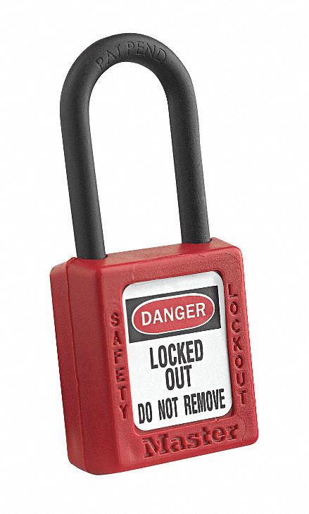 Lockout Padlock KA Red 1-3/4 H