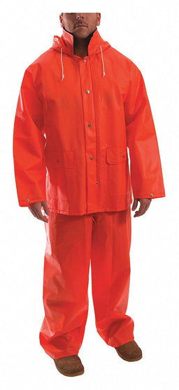 Rain Suit w/Jacket/Bib Unrated Orange L