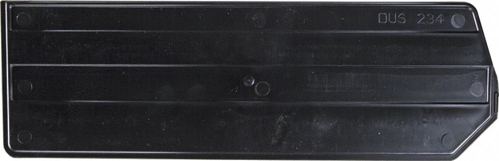 Divider 4 3/8 in Black 6 PK6