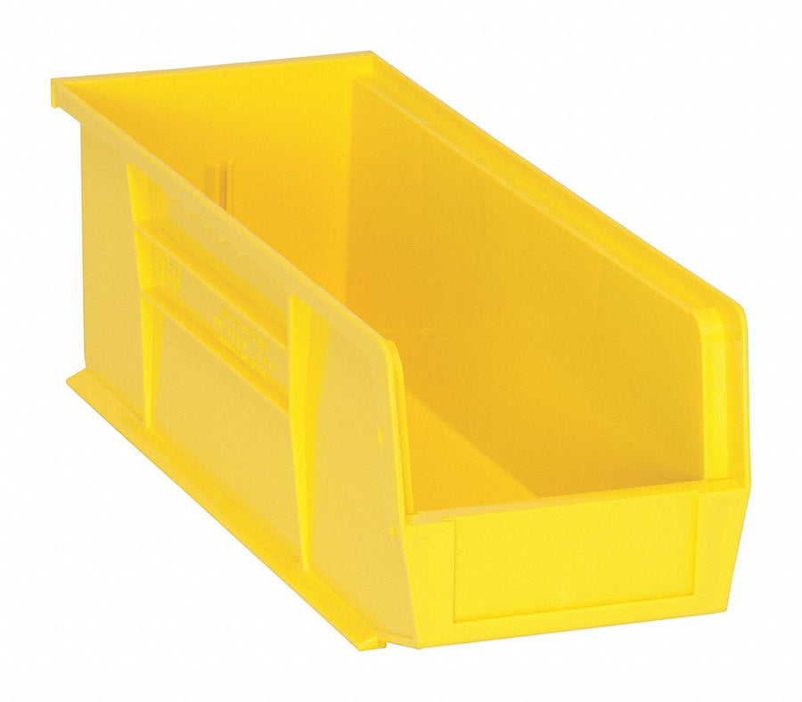 F0602 Hang and Stack Bin Yellow PP 5 in