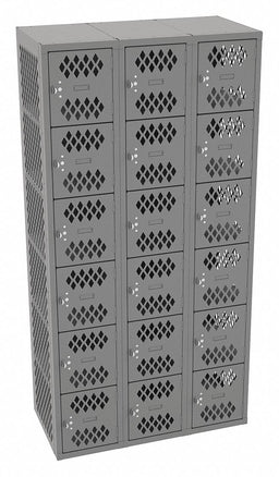 Bx Lckr 6x3Lckr Gray 72 x36 x18 Assm