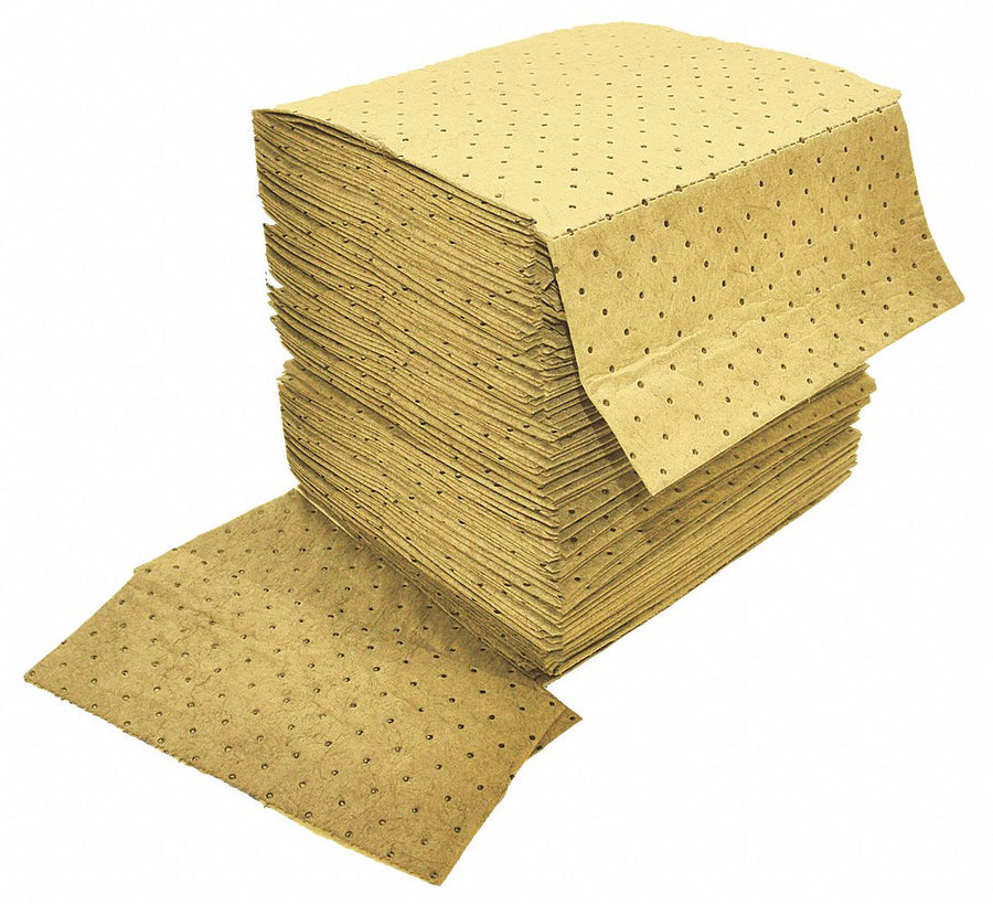 Absorbent Pad Chem/Hazmat Yellow PK100