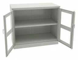 Storage Cabinet 42 x36 x24 LtGry 2Shlv