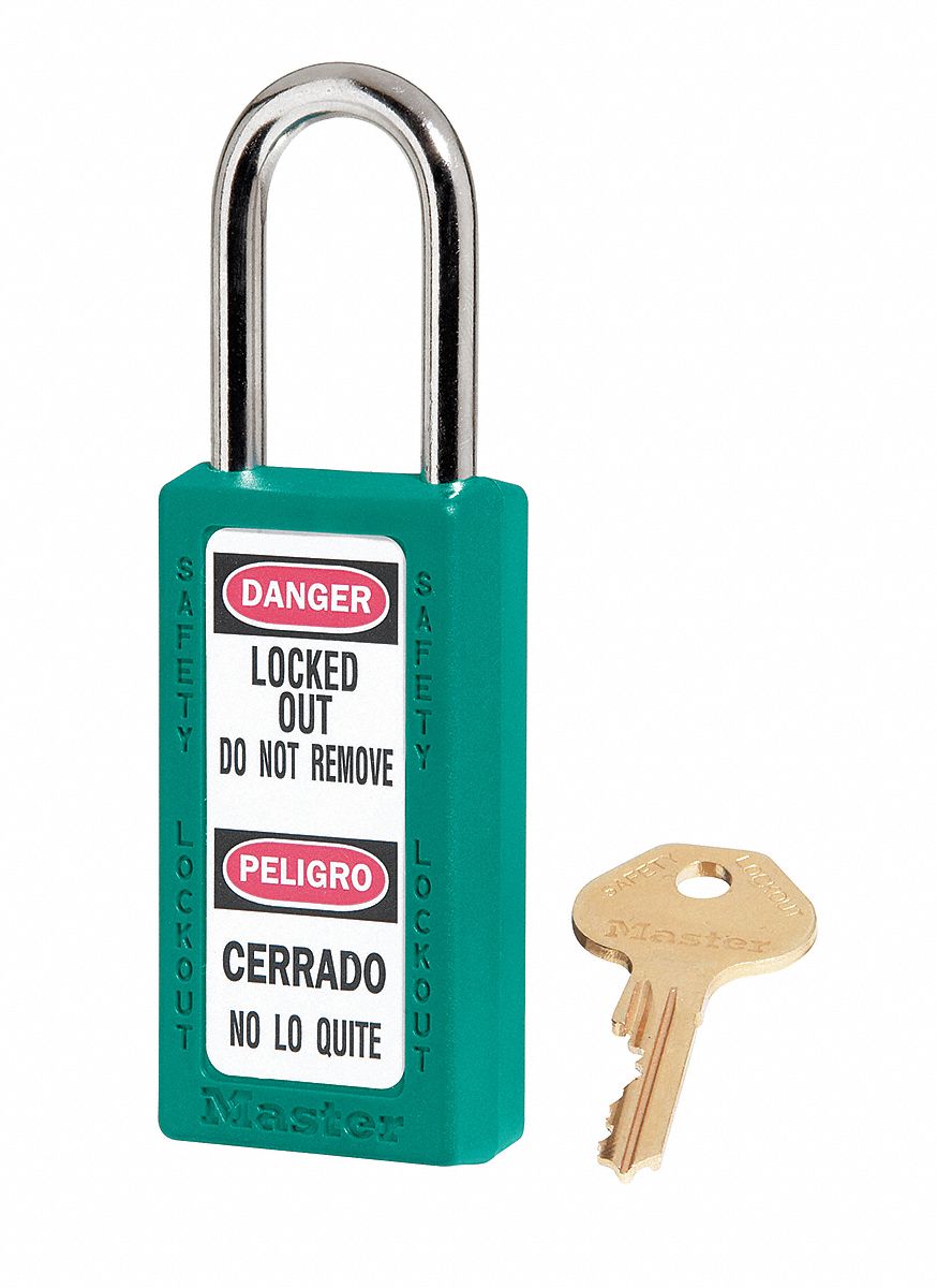 D1948 Lockout Padlock KD Teal 3 H