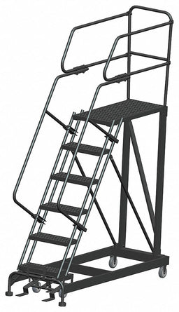 Roll Work Platform Steel Single 60 In.H
