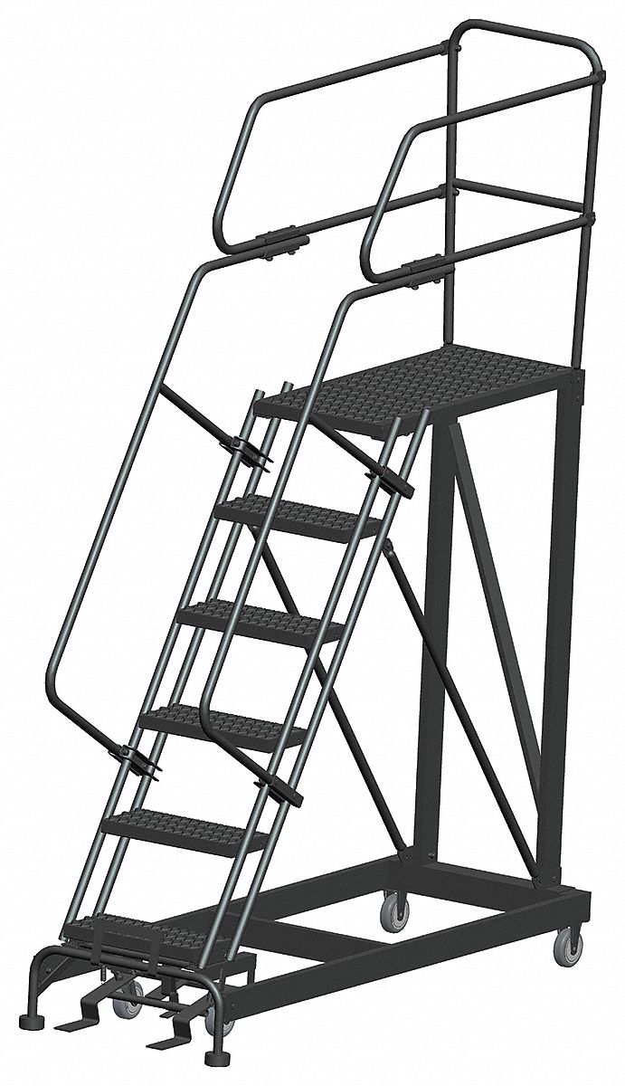 Roll Work Platform Steel Single 60 In.H