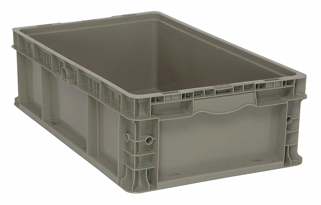 Straight Wall Ctr Gray Solid HDPP