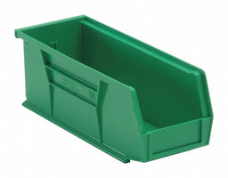 E1526 Hang and Stack Bin Green PP 4 in